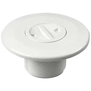 Bela plastična odvodna cev za bazen