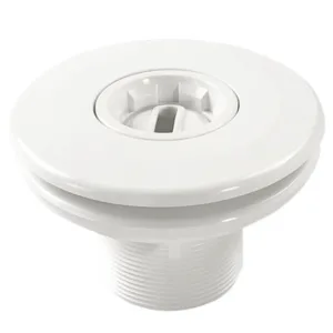 Bela plastična mlaznica za bazen za lajner