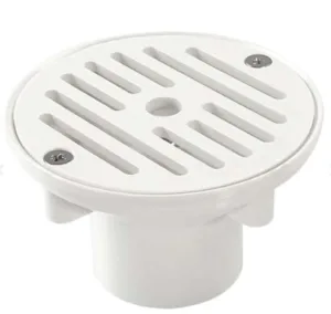 Bela plastična rešetka za odvod vode