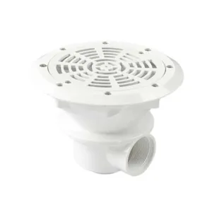 Bela slivna rešetka za odvod vode