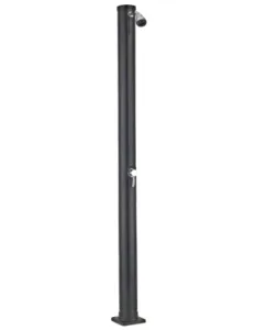 Spoljni tuš crne boje za dvorište