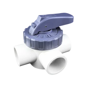 Plastični trokraki ventil za cevi