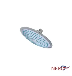 Okrugla tuš glava nerđajući čelik NERO