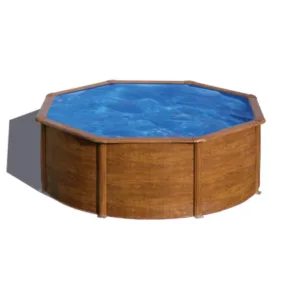 okrugli montažni bazen wood