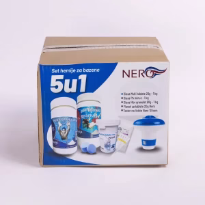 set 5u1 za početni tretman hemije u bazenu